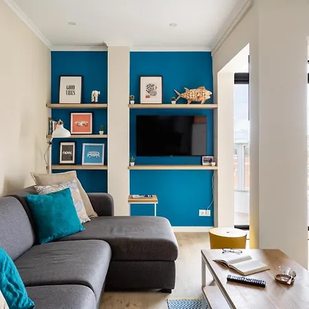 Stylish Flat With Balcony Overlooking The Sea Apartment Costa da Caparica